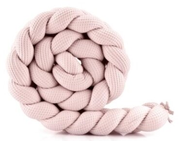 WALDIN Pletenica za dječji krevetić  210 cm - waffle